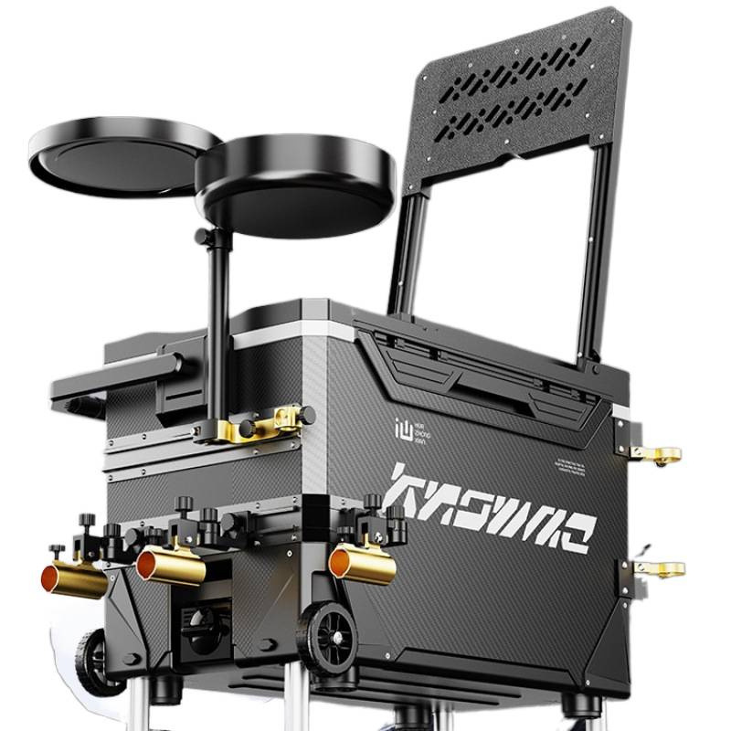 新しい釣り用クーラーボックス、釣り道具一式、多機能プラットフ - Fishing Kayak Crate のレビューと価格